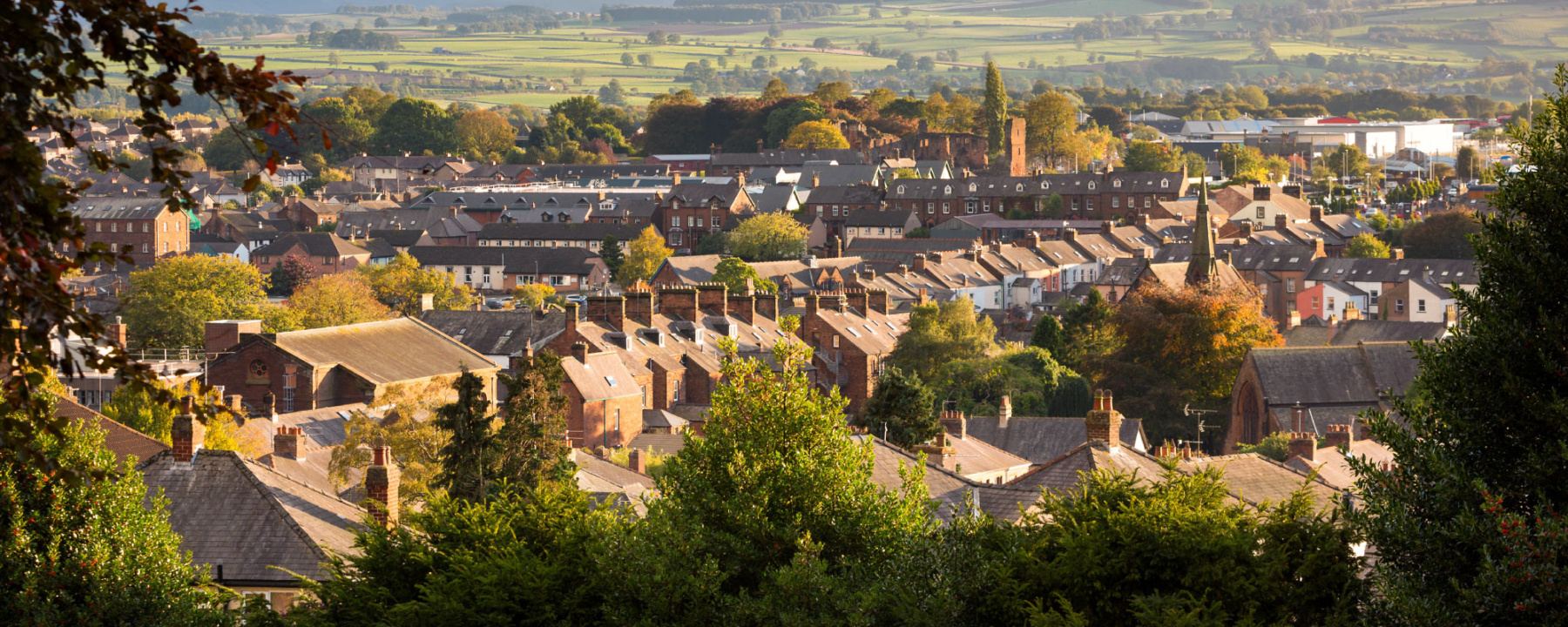 Image of house in a town in Cumbria, England