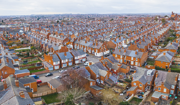 Neighbourhood in an English city.