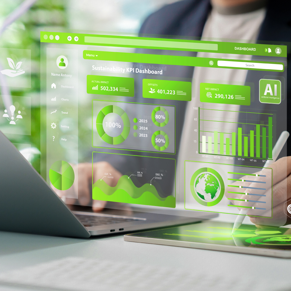 Sustainability KPI Dashboard concept