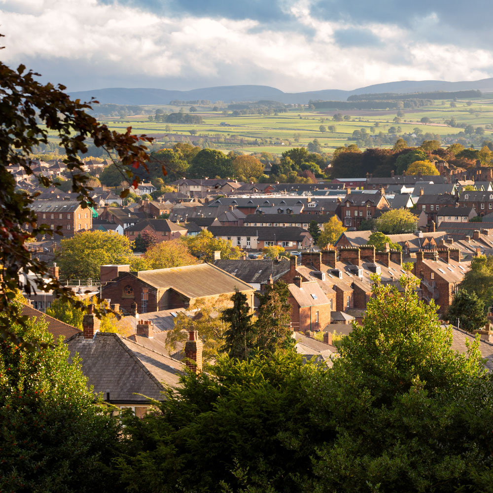 Penrith Town in Cumbria, England