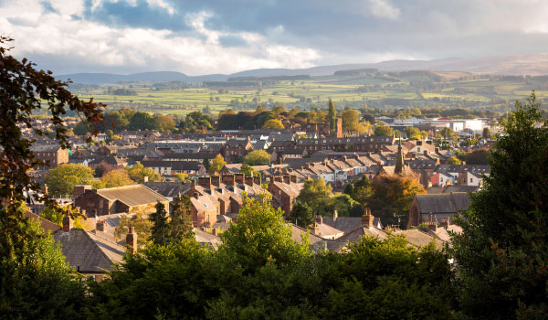 Penrith Town in Cumbria, England